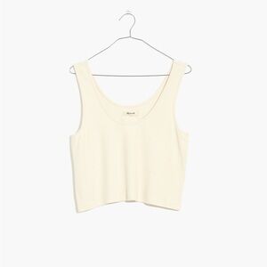 Madewell Brushed Rib Tank Crop Top